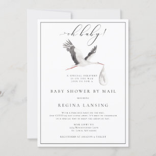 Speciale levering Baby shower per post Kaart
