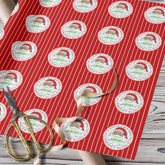 Speciale Levering Etnisch Santa Noordpool Kind Cadeaupapier