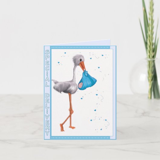 Speciale levering - Gefeliciteerd Kaart - Boy (Voorkant)