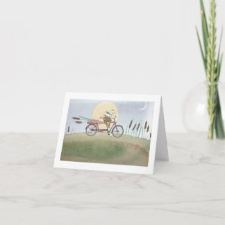Speciale Levering - Kikker op een Fiets Kaart
