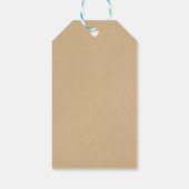 Speciale levering Noordpool Kraft Brown - Aangepas Cadeaulabel (Achterkant)
