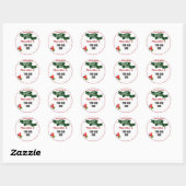 Speciale levering NORTH POLE sticker (Vel)