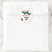 Speciale levering NORTH POLE sticker (Tas)