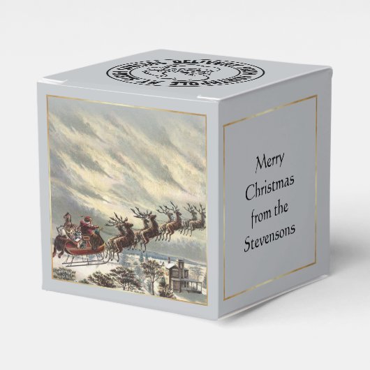 Speciale levering op Noordpool (aanpasbaar) Bedankdoosjes (Voorkant Zijde)