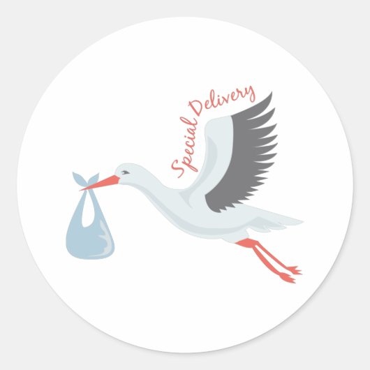 Speciale levering ronde sticker (Voorkant)