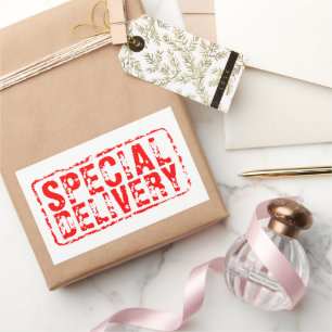 Speciale Levering rood rubber stempel stickers