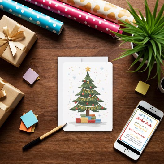 Speciale levering Shoebox Party Uitnodiging