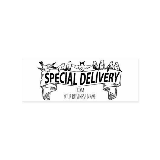 Speciale levering van aangepaste bedrijfspakketten rubberstempel (Afrduk)