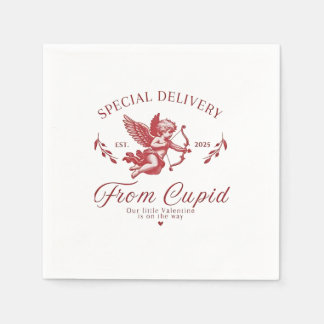 Speciale levering van Cupid Valentijn Zwanger Mom Servet
