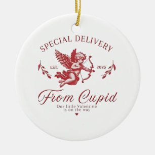 Speciale levering van Cupido Valentijn Zwangere Mo Keramisch Ornament