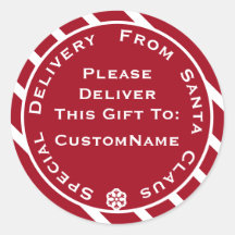 Speciale levering van kerstcadeautjes voor kerstmi