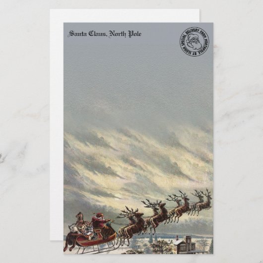 Speciale levering van Noordpool door Sleigh (Voorkant / Achterkant)