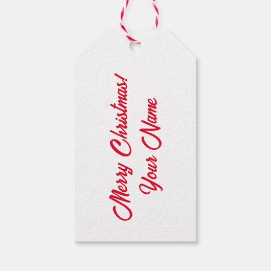 Speciale levering van Santa's workshop Kerstmis Cadeaulabel (Achterkant)