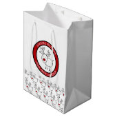 Speciale levering van Santa's Workshop Kinder Medium Cadeauzakje (Voorkant Gekanteld)