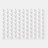 Speciale levering vanaf de kerstset van 3 kerst inpakpapier vel (Voorkant 3)