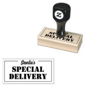 Speciale levering voor de kerstman 	rubberstempel (Gestempeld)