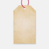 Speciale levering voor Santa Claus North Pole Cadeaulabel (Achterkant)