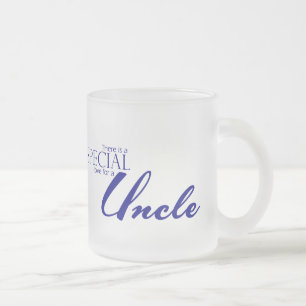 Speciale liefde voor oom matglas koffiemok