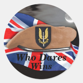 speciale luchtdienst SAS veteranen irak Sticke Ronde Sticker