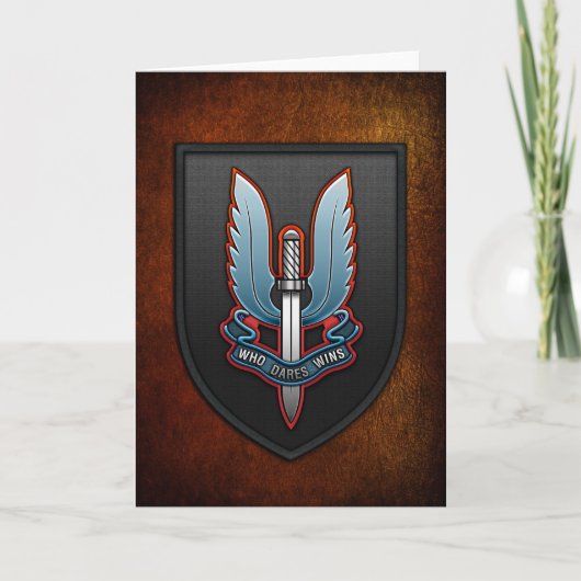 Speciale luchtdiensten (SAS) Kaart (Voorkant)