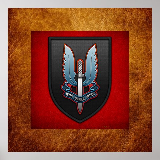 Speciale luchtdiensten (SAS) Poster (Voorkant)