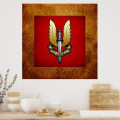Speciale luchtdiensten (SAS) Poster (Keuken)
