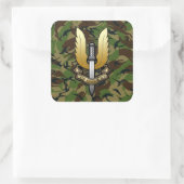 Speciale luchtdiensten (SAS) Vierkante Sticker (Tas)
