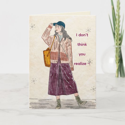 SPECIALE MEISJE AANMOEDIGING KAART (Voorkant)