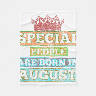 Speciale Mensen Worden Geboren In Augustus- August Fleece Deken