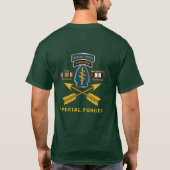 Speciale militaire operaties Irak en Afghanistan V T-shirt (Achterkant)