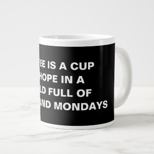 Speciale Minimalistische Grappige Koffie Quote Mok