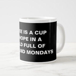 Speciale Minimalistische Grappige Koffie Quote Mok