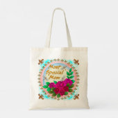 Speciale Moederrozen Tote Bag (Achterkant)