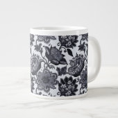 Speciale Mok met een zwart bloemontwerp (Voorkant rechts)