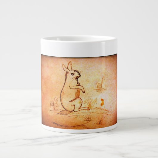 Speciale Mok met Rabbit in de woestijn (Voorkant)