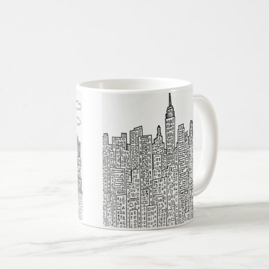 speciale mok voor Manhattan Skyscrapers (Voorkant rechts)