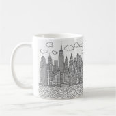 speciale mok voor Manhattan Skyscrapers (Links)