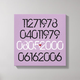 Speciale nooddata canvas afdruk