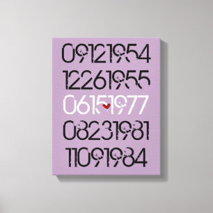Speciale nooddata canvas afdruk