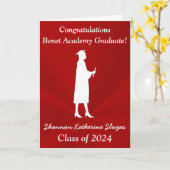 Speciale Orde, Afstuderen Kaart voor kleindochter, (Gele Bloem)