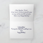 Speciale Orde Haan Kraaien 100ste Verjaardag Kaart (Binnen)