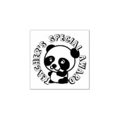 SPECIALE PANDA RUBBER STAMP VAN DE LERAAR 	RUBBERSTEMPEL (Afrduk)