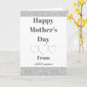 Speciale persoonlijke Moederdagkaart Kaart (Gele Bloem)