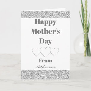 Speciale persoonlijke Moederdagkaart Kaart