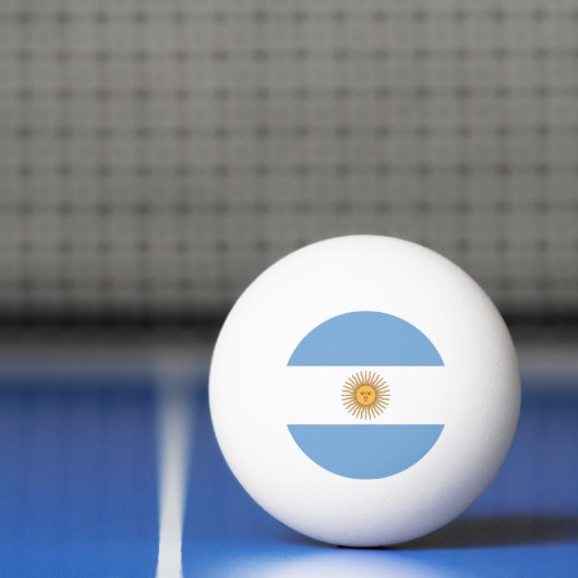 Speciale ping pong bal met vlag van Argentinië Pingpongballen (Net)