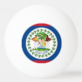 Speciale ping pong bal met vlag van Belize Pingpongballen (Voorkant)