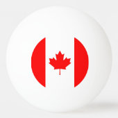 Speciale ping pong bal met vlag van Canada Pingpongballen (Voorkant)