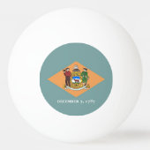 Speciale ping pong bal met vlag van Delaware Pingpongballen (Voorkant)