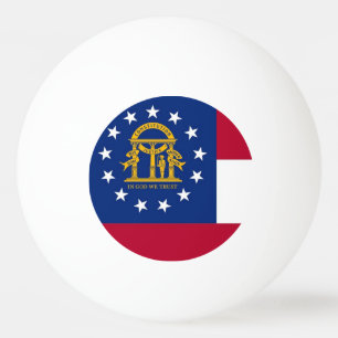 Speciale ping pong bal met vlag van Georgië Pingpongballen