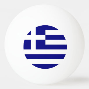 Speciale ping pong bal met vlag van Griekenland Pingpongballen